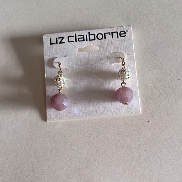 Liz Claiborne Drop Pierced Earring’s - Picture 2 of 2